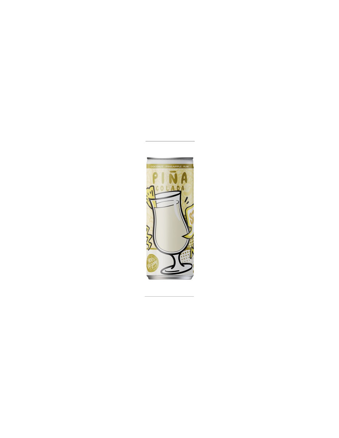 COCKTAIL PIÑA COLADA 250 ml  x  12 UDS.