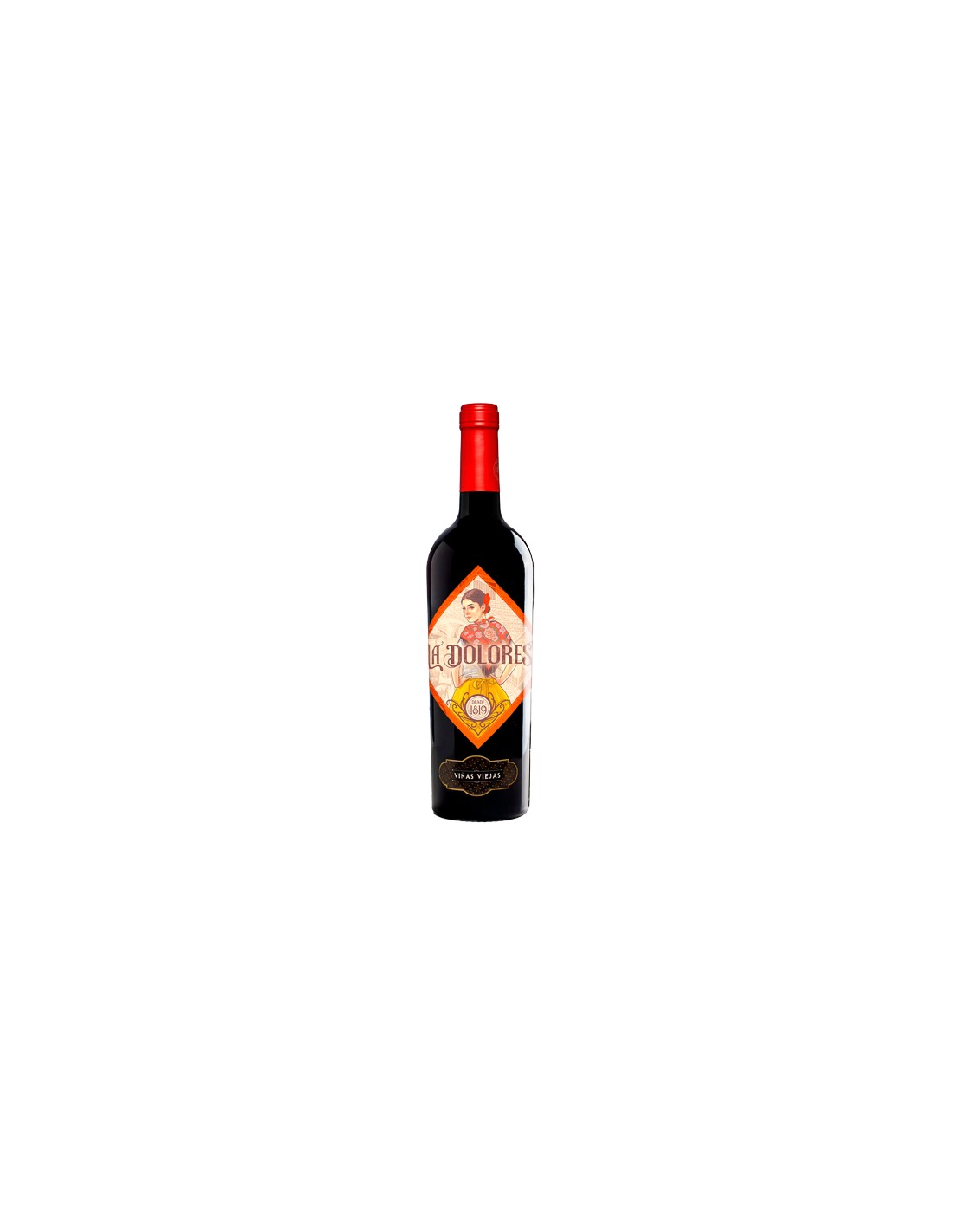 CAJA TINTO VIÑAS VIEJAS  DOLORES 6 BOTELLAS 75 CLS
