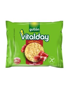 GULLON/TORTITAS MAIZ JAMON  103 GRS x 10 UND.