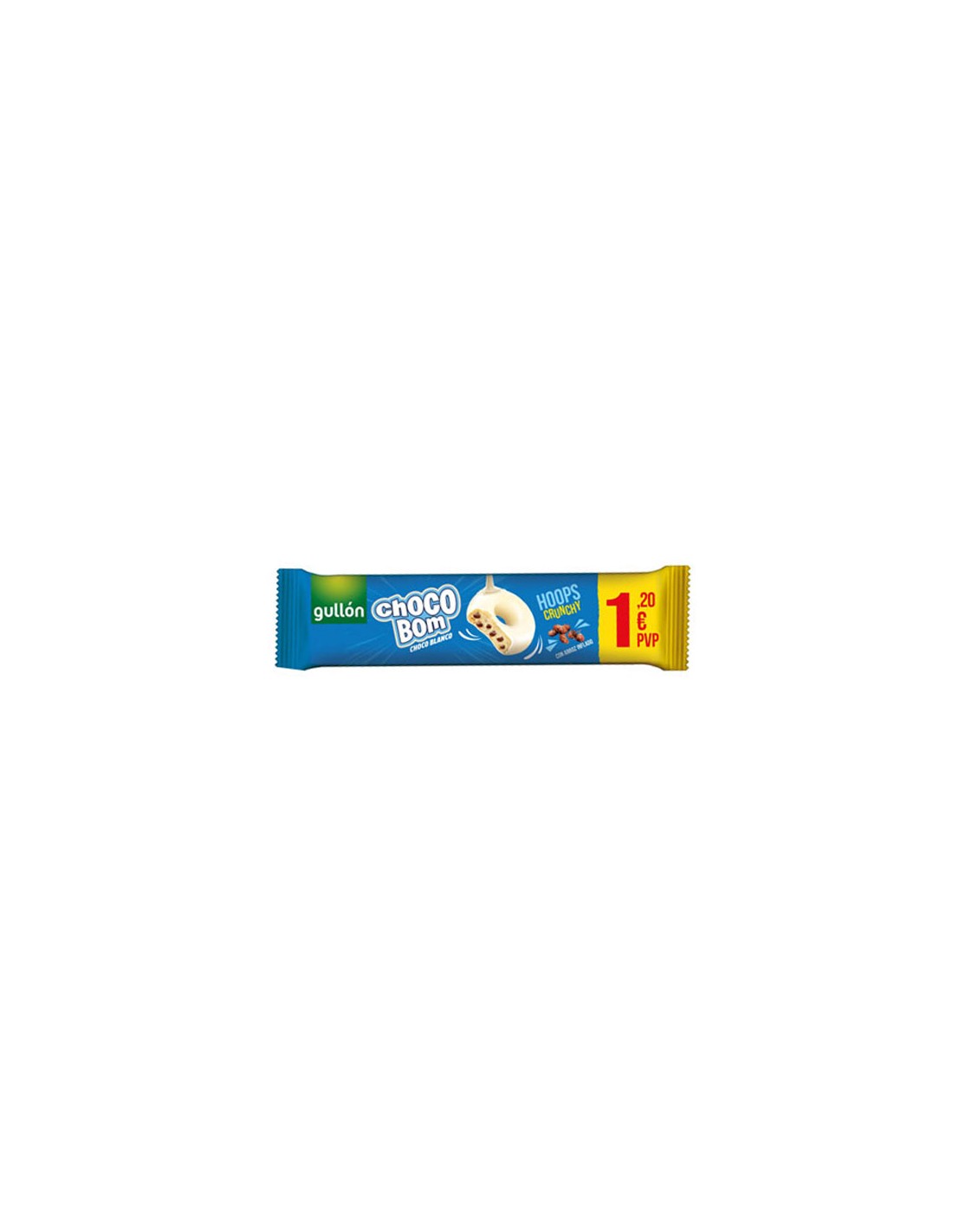GULLON/CHOCOBOM HOOPS BLANCO 1,20E X 18 UND.