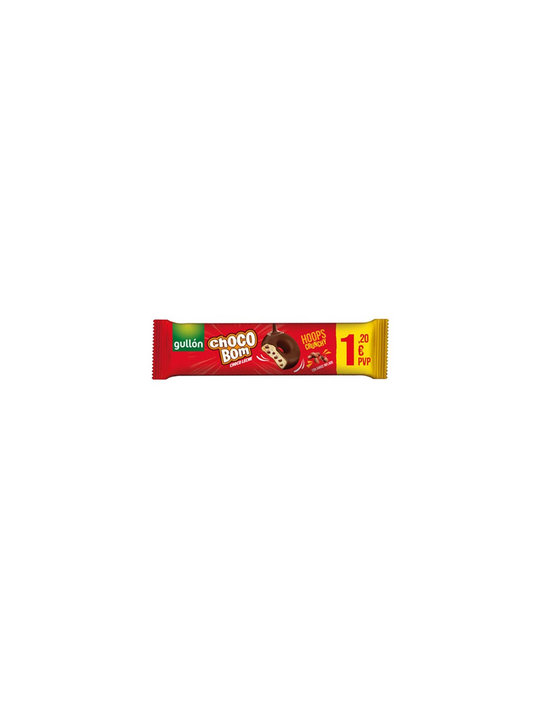 GULLON/CHOCOBOM HOOPS LECHE 1,20E X 18 UND.