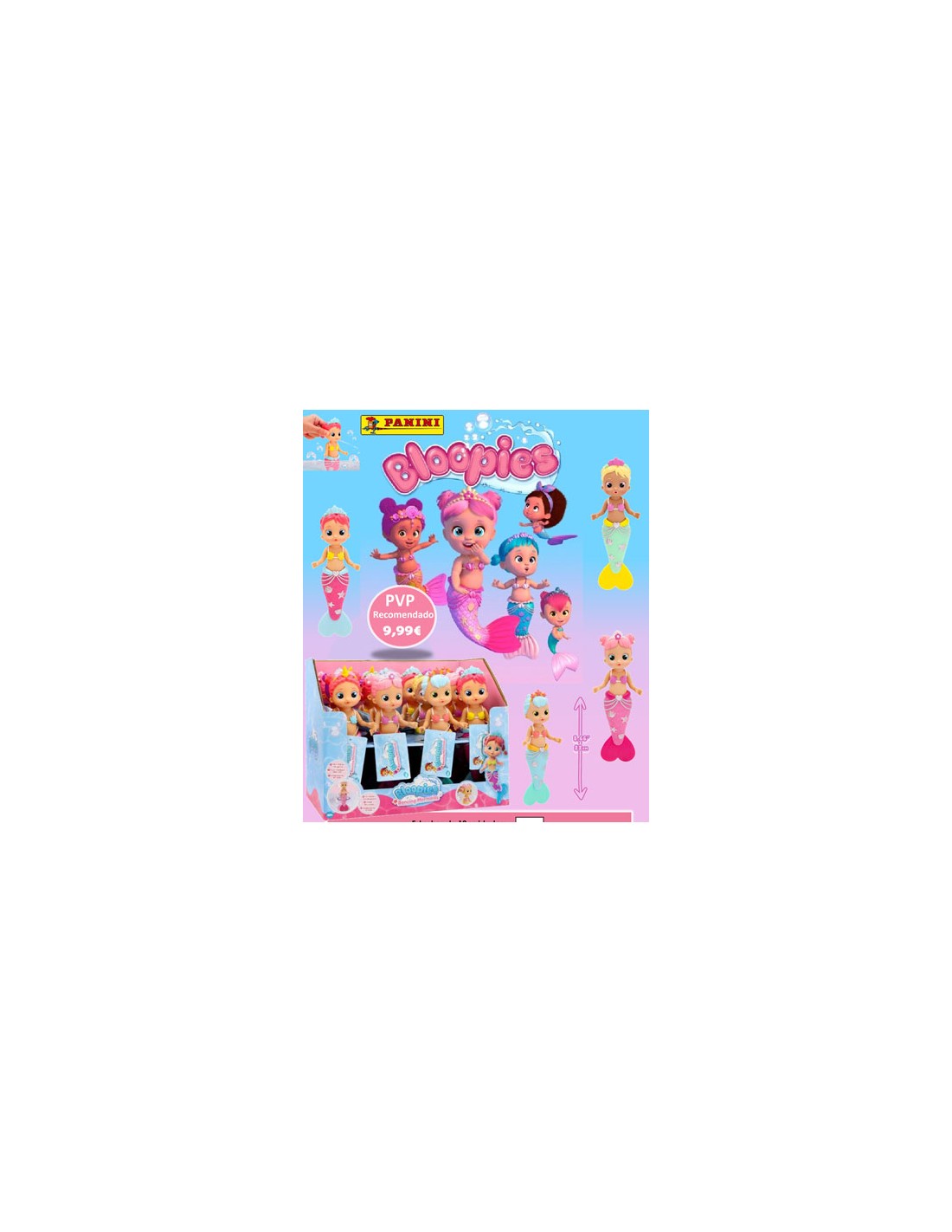 PANINI/SOB. 3D BLOOPIES DANCING MERMAIDS 9,99 12U