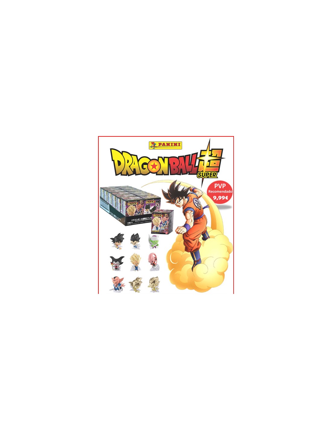 PANINI/SOB. 3D DRAGONBALL SUPER WARRIOR 9,99 12UN
