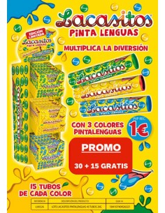 LACASA/EXP. TUBO LACASITOS PINTALENGUAS 30+15 S/C