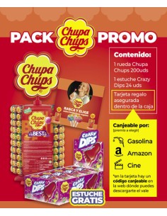 CHUPA/NORIA CHUPA CHUPS +CRAZY DIPS S/C + 6 E