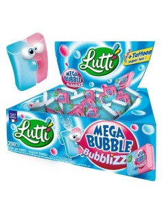 LACASA/CHICLE TUTTI MEGA BUBBLE 200 UND. 0,15E C/8