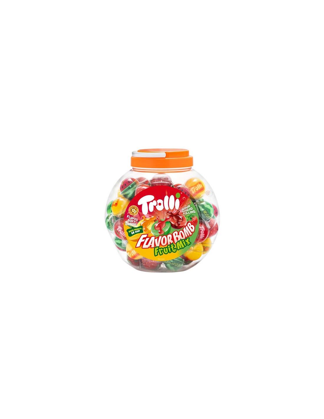 TROLLI/TARRO 3D FRUIT MIX 60 UND.