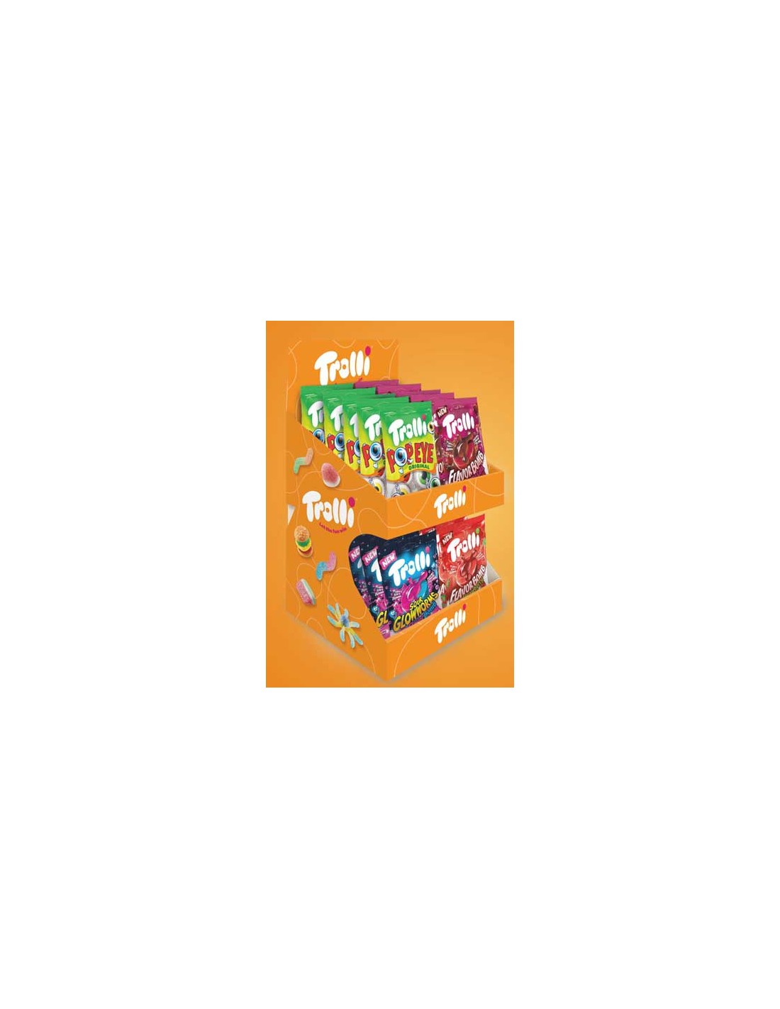 TROLLI/EXPOSITOR 3D SOLAPAS 20 + 2