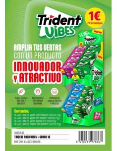 CHUPA/PACK TRIDENT VIBES + 60 MINUTOS - 1E