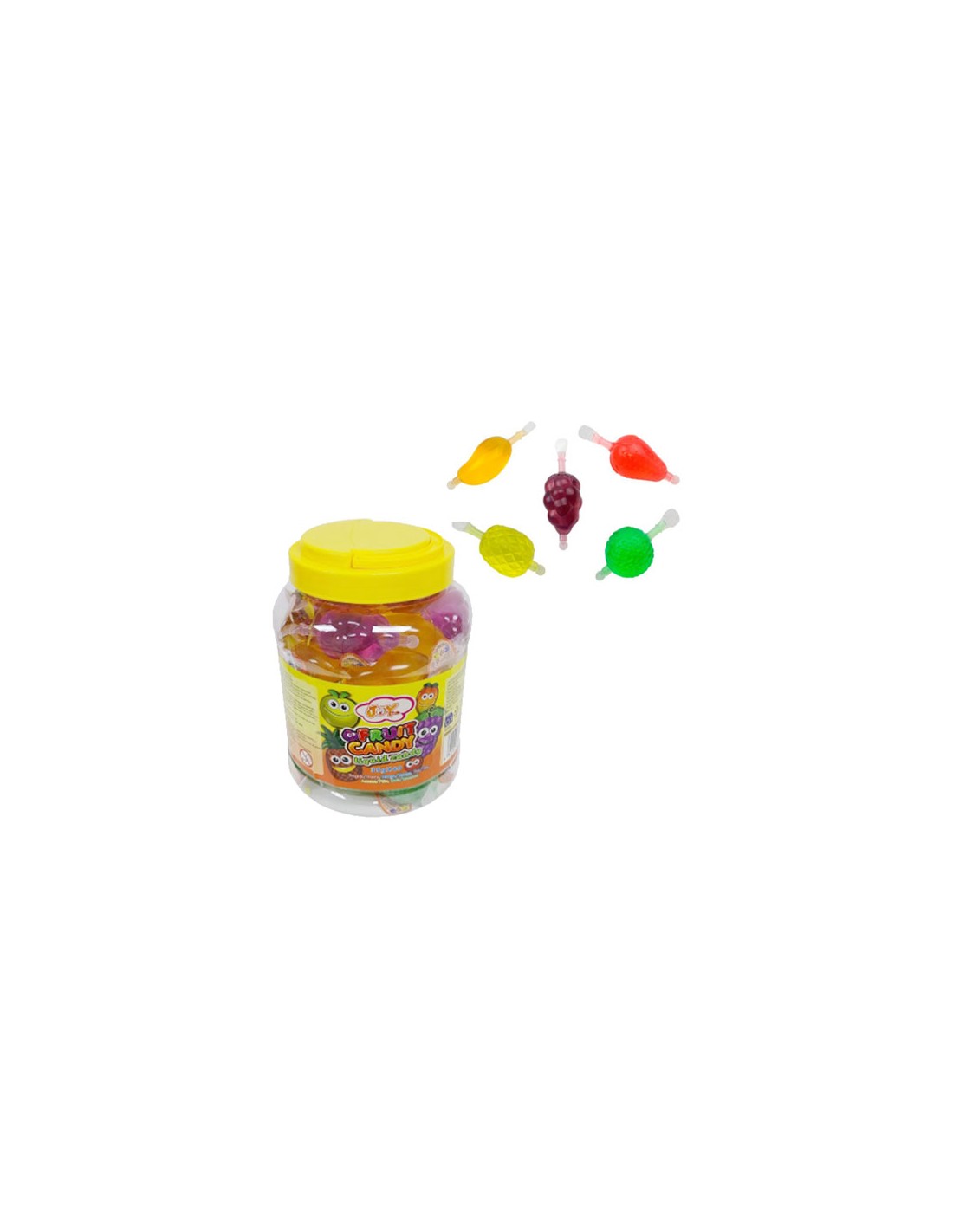 DISGO/FRUIT CANDY JAR 40 UND. C/6