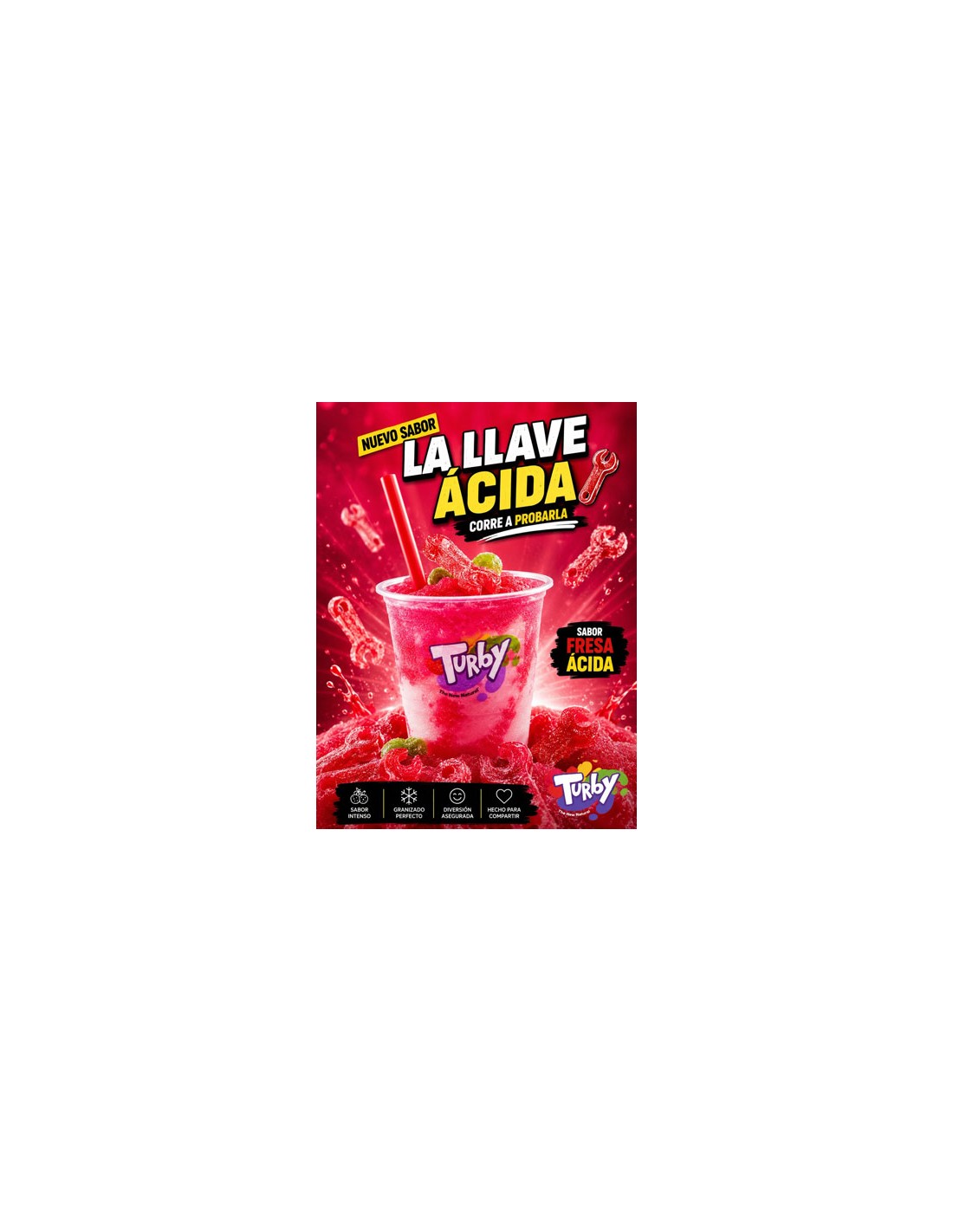 TURBY LLAVE ACIDA SABORIZANTE 0,200 ML. C/70