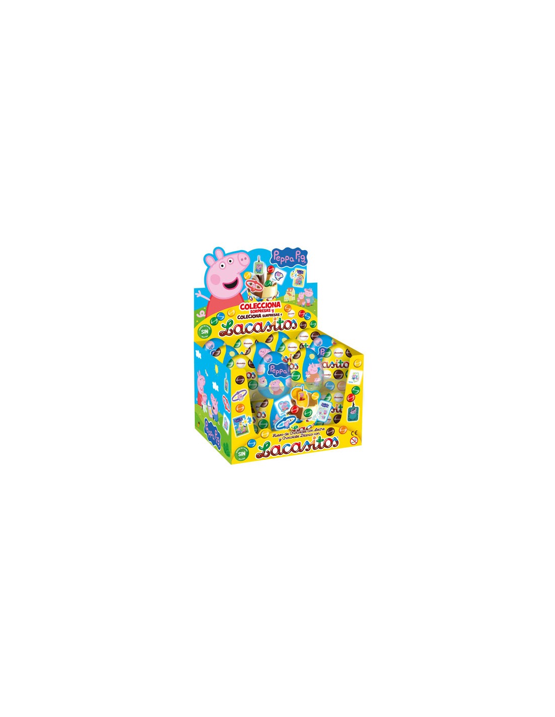 LACASA/HUEVO PEPPA PIG LACASITOS 24 UND. C/8