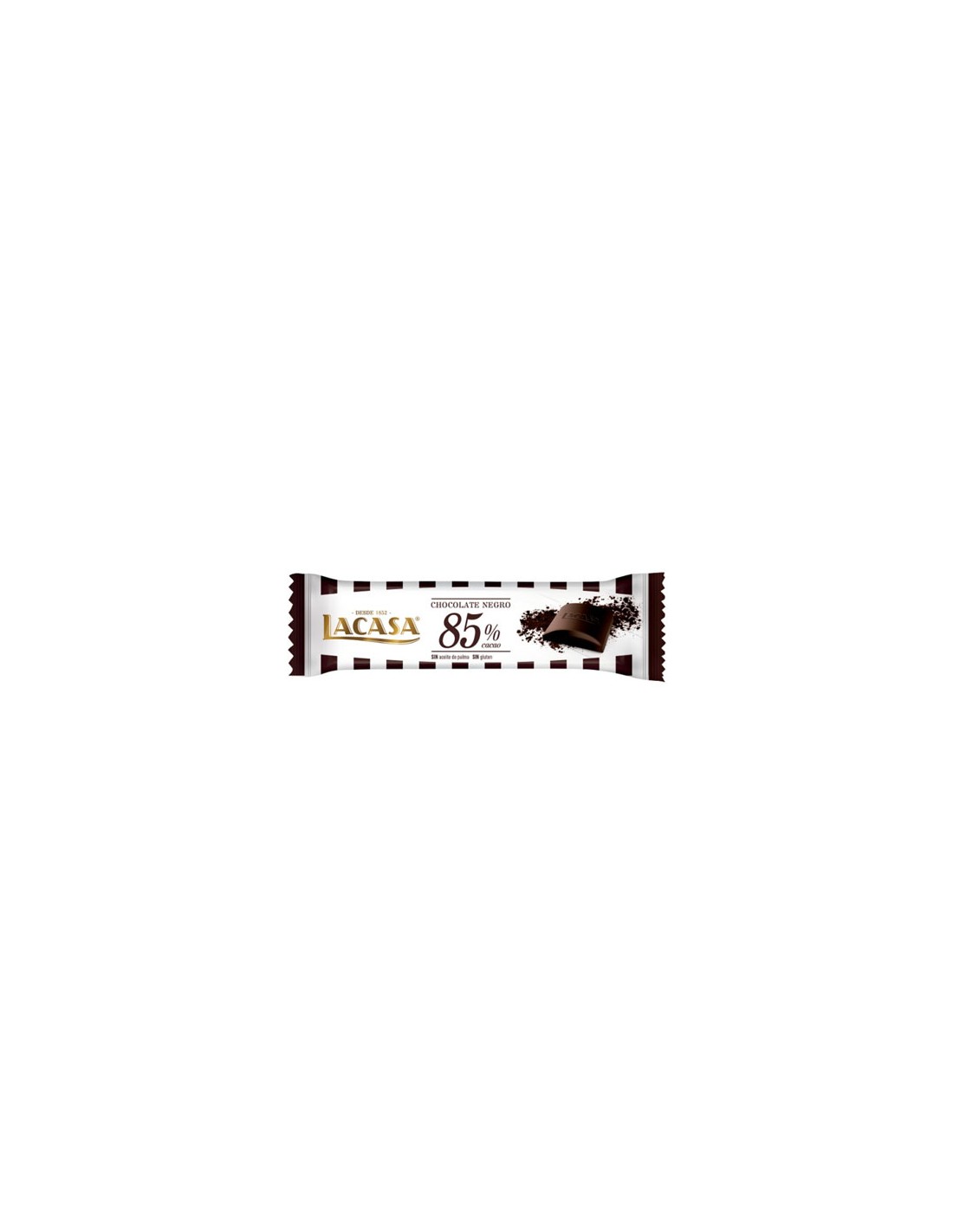 LACASA/BARRITAS CACAO 85% 16 UND. X 25 GRS.