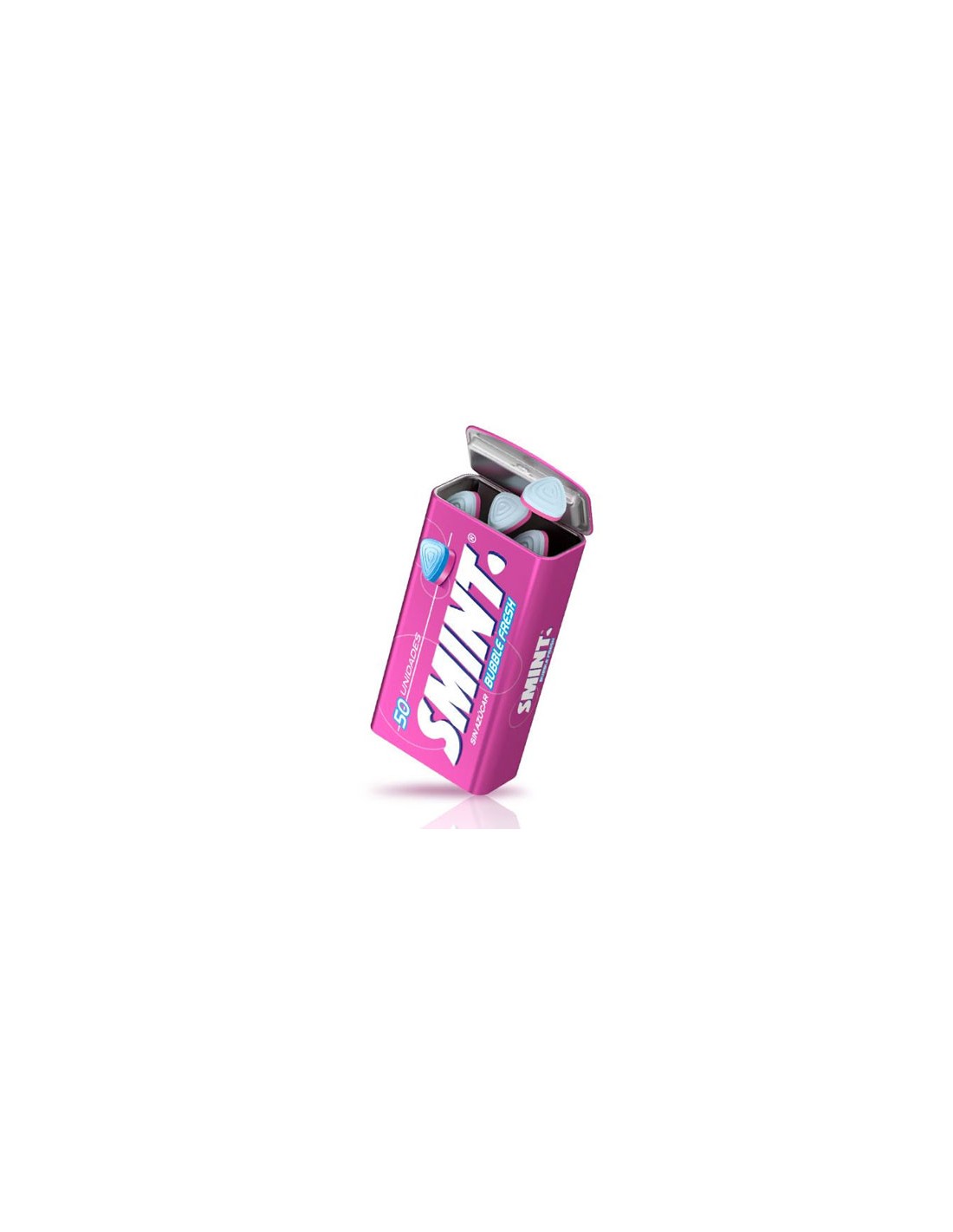 CHUPA/SMINT TIN SABOR CHICLE 12 UND. BUBBLE C/12