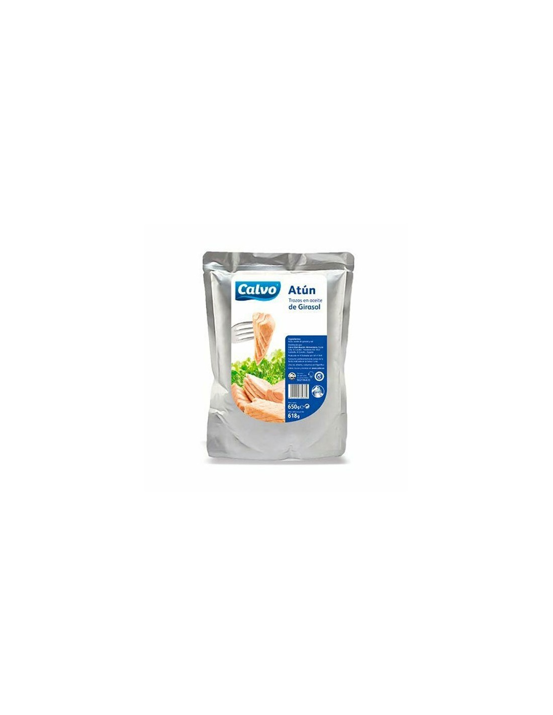 CALVO/BOLSA ATUN ACEITE VEGETAL KG. C/10