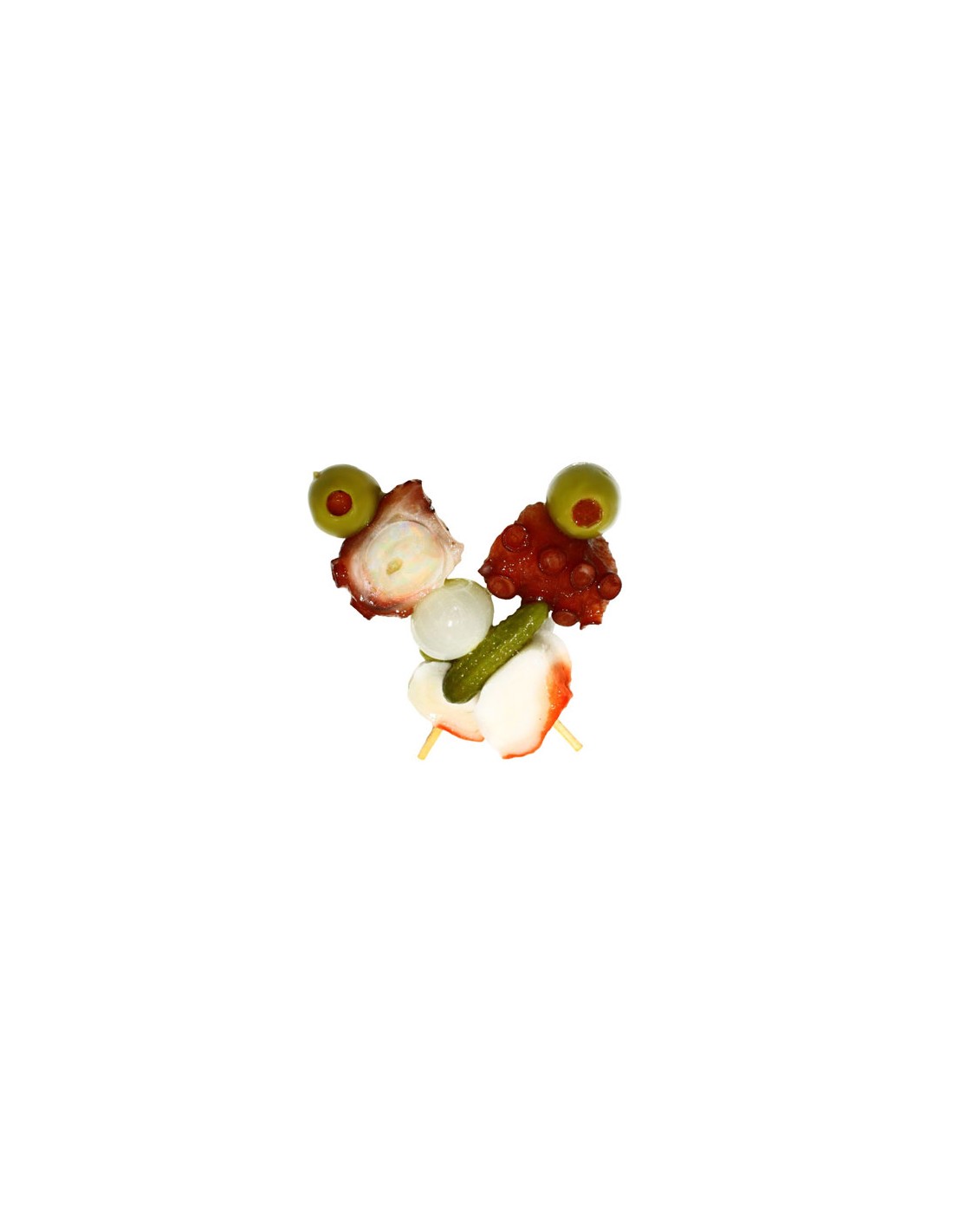 ALSUAL/BANDERILLA PULPO-SURIMI 20 UND. C/4