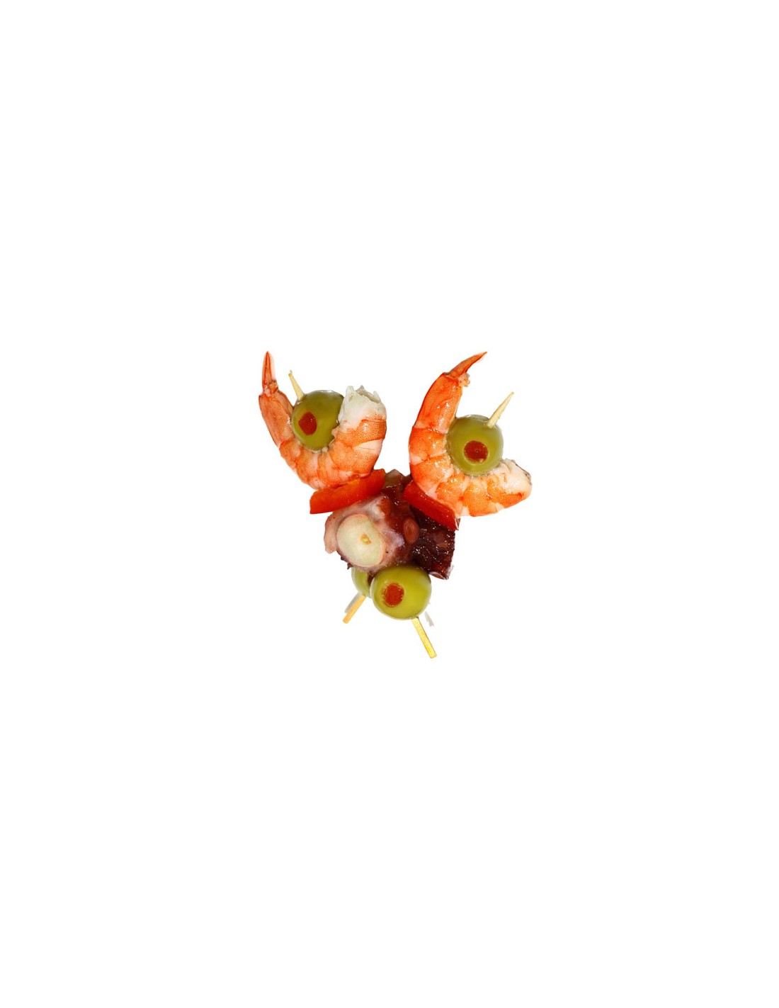 ALSUAL/BANDERILLA PULPO-LANGOSTINO 20 UND. C/4