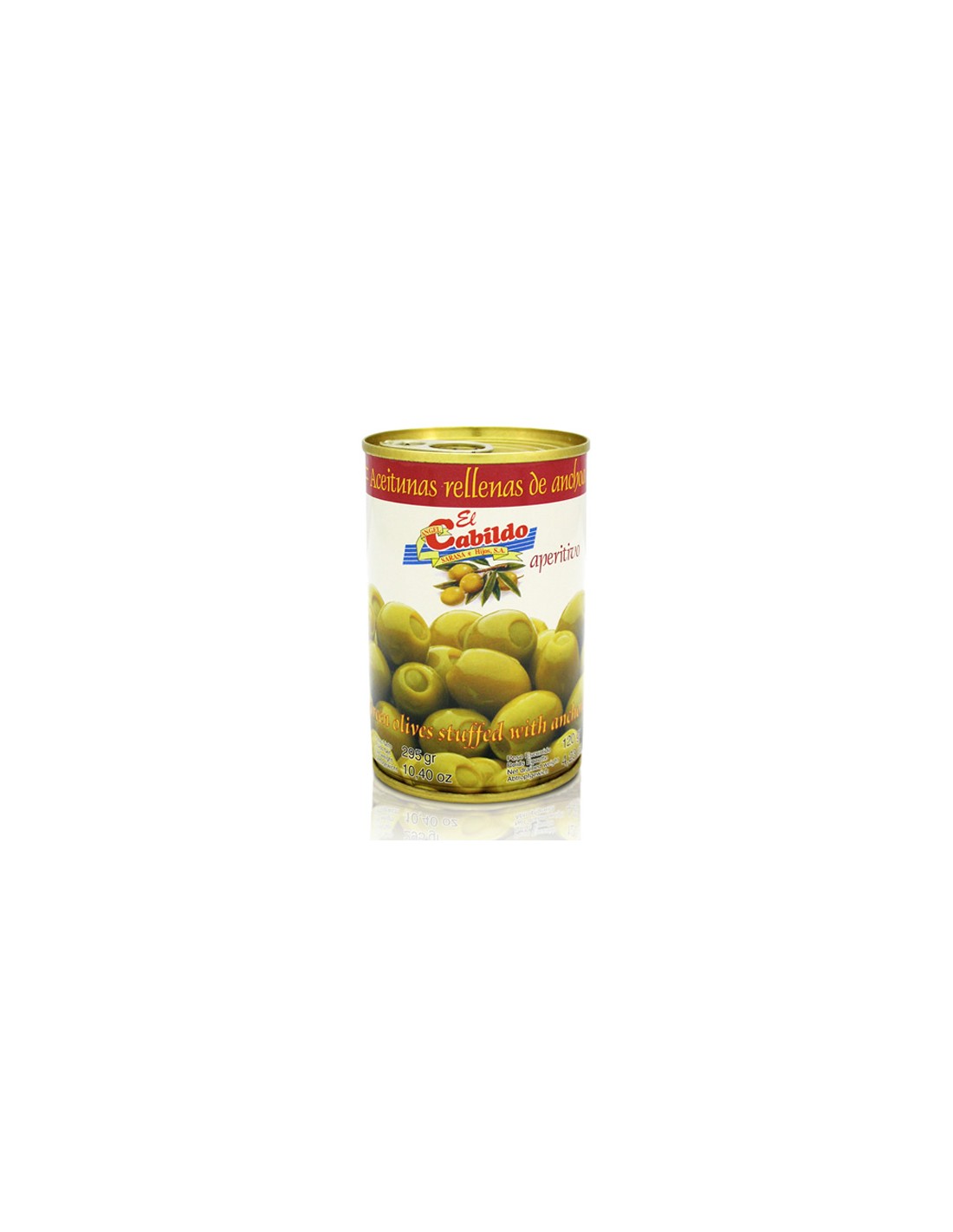 CABILDO/LATITA ACEITUNA RELLENA 240/260 12 UND.