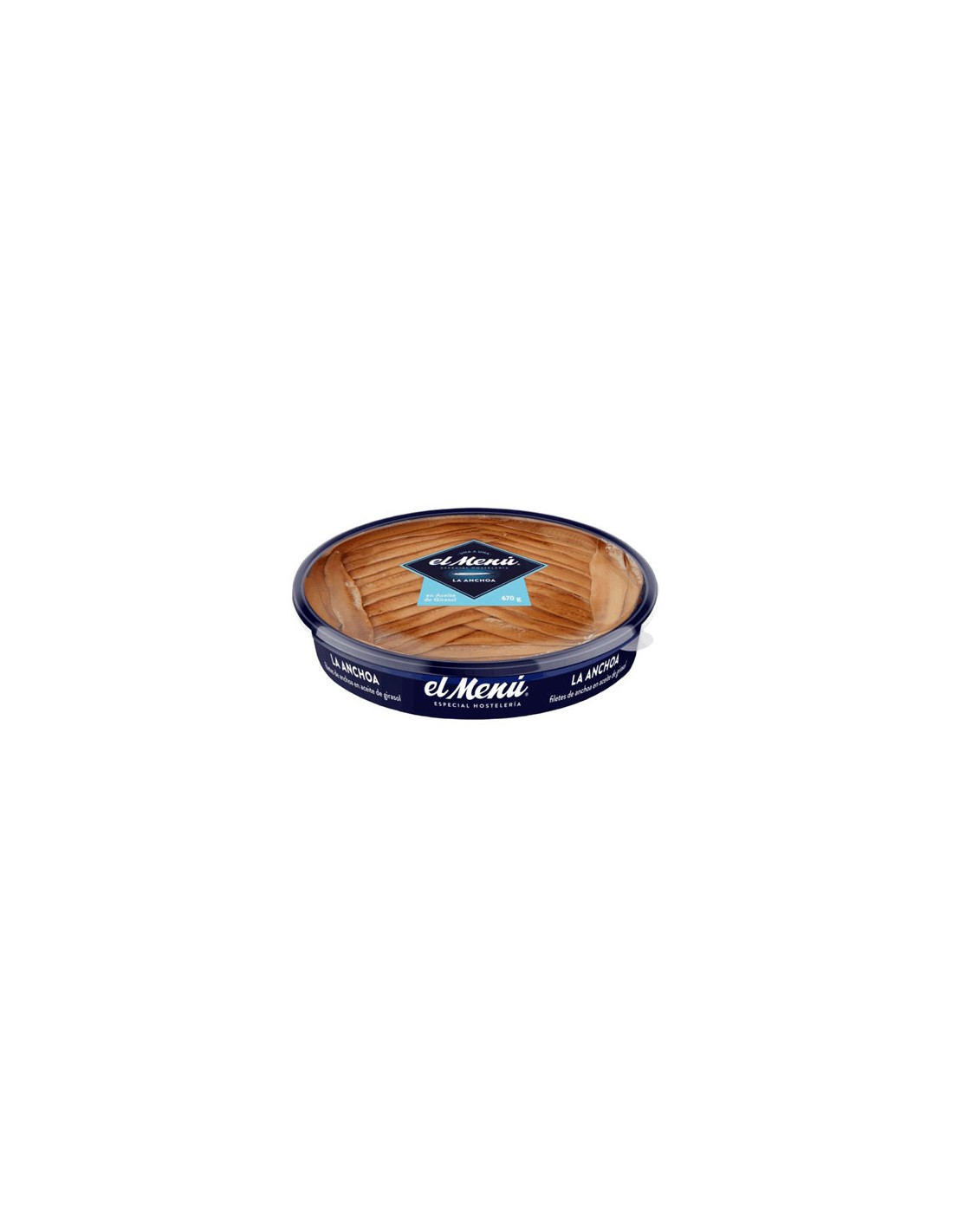 EL MENU/ANCHOA TARRINA 670 GRS. 125/145 PIEZAS C/6