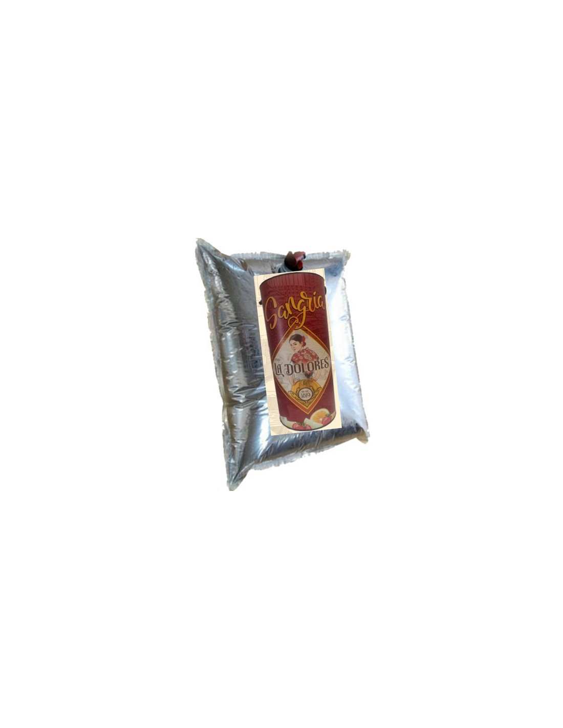 CAJA BOLSA SANGRIA LA DOLORES 5 X 3 LITROS