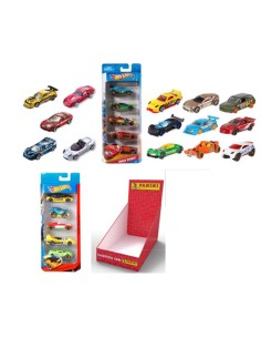 PANINI/HOT WHEELS PACK DE 5 EXPOSITOR 14,95E  3UD