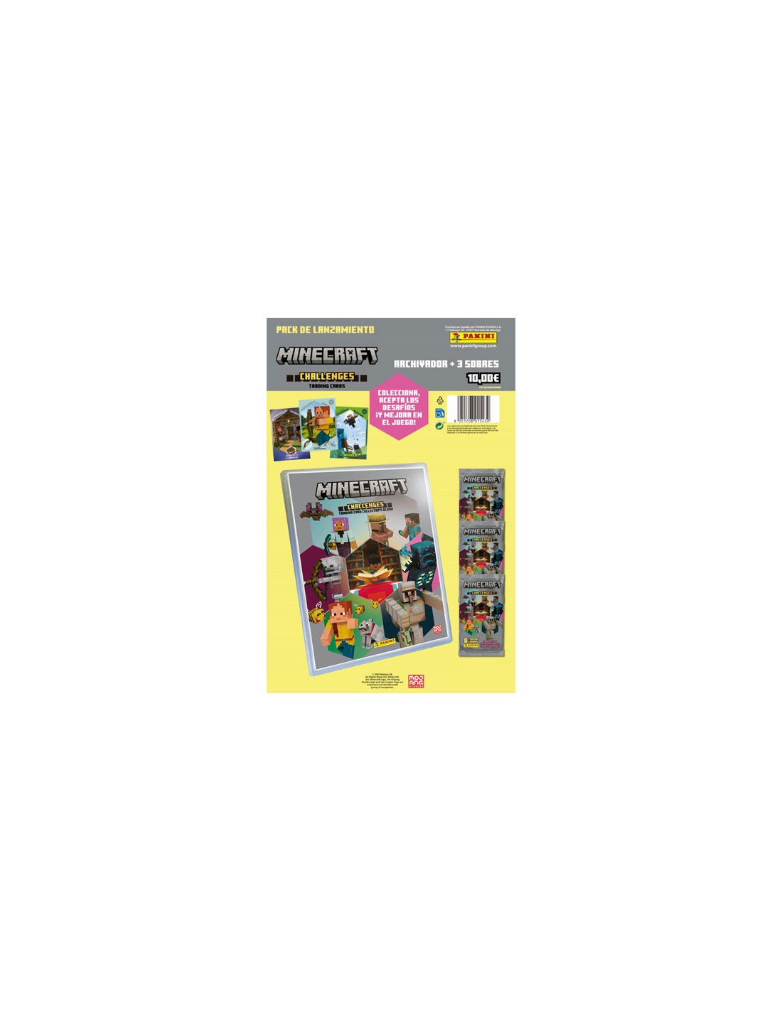 PANINI/CARTON MINECRAFT 2 TC. 10E