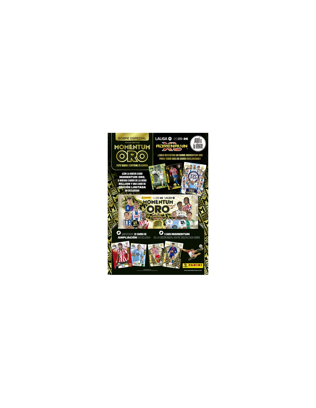 PANINI/CARTON MOMENTUM ADRENALYN 25/26 12E C/24