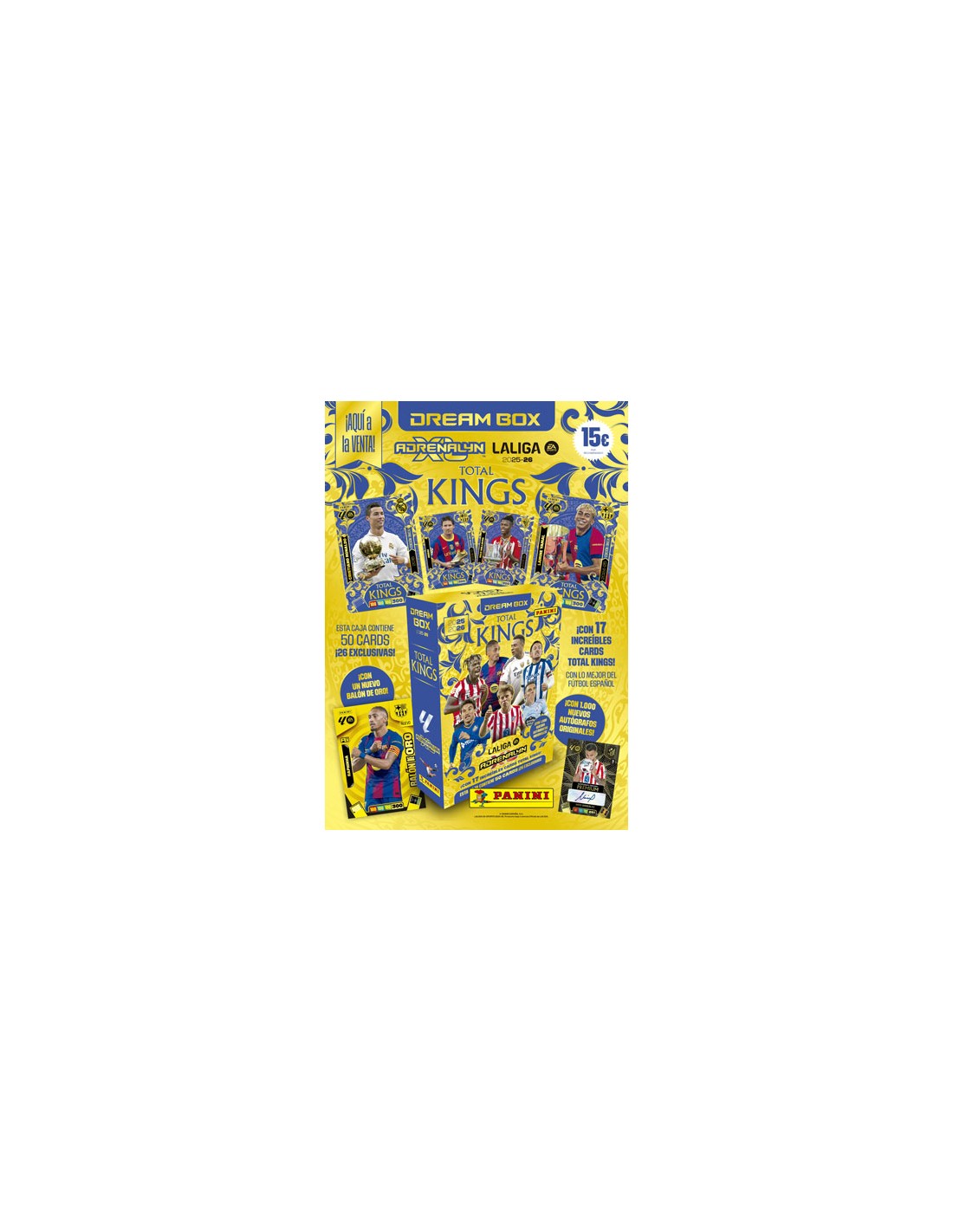 PANINI/DREAM BOX ADRENALYN 2025-26 15E C/40