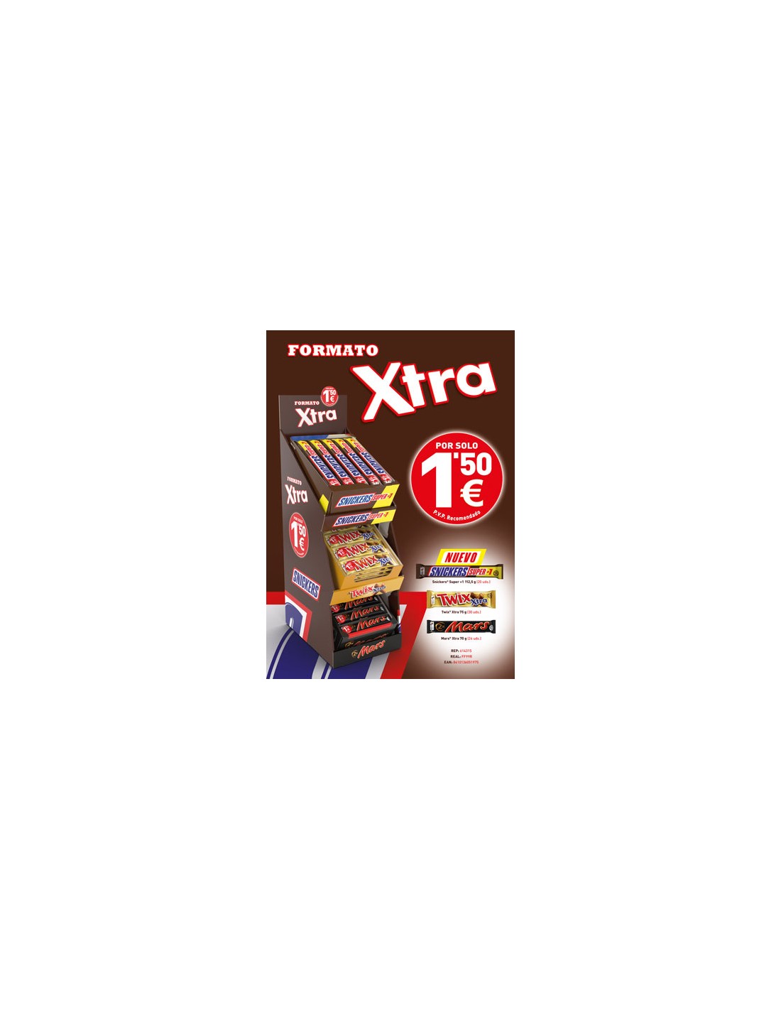 MARS/LOTE SUPER + 1 XTRA 1,50 E 74 UND.