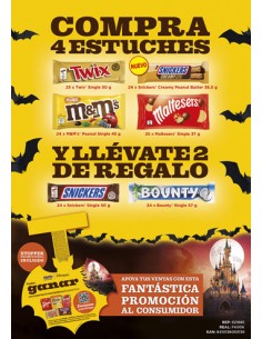 MARS/LOTE CHOCOLATE 4 + 2 REGALO