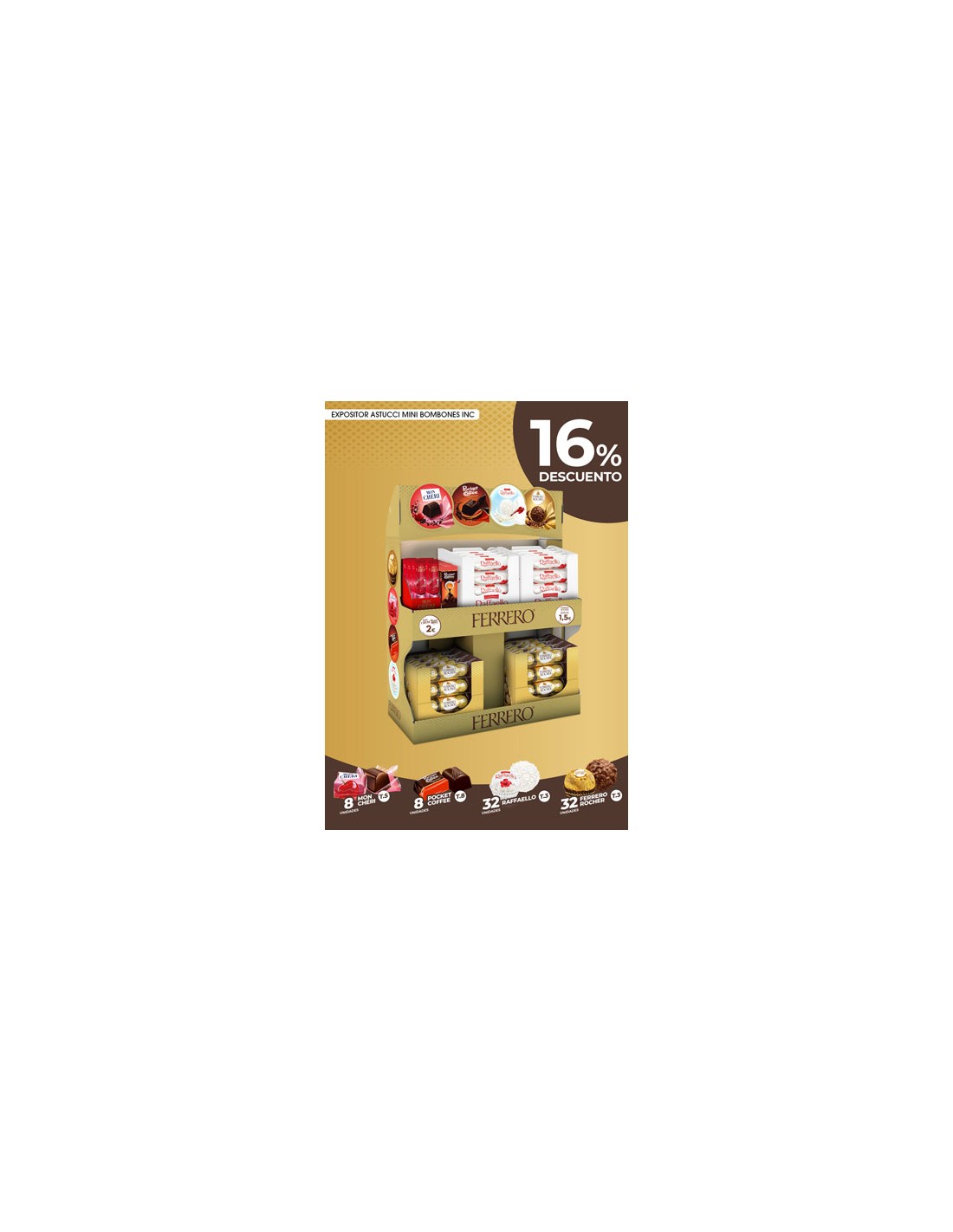 FERRERO/EXP. ASTUCCI  MINI BOMBONES 26-27 - 16%