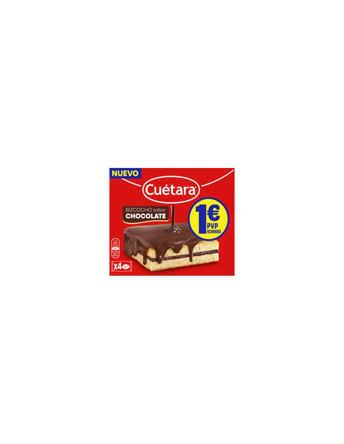 CUETARA/SANDWICH CHOCO 1E 16 UND.