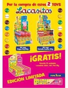 LACASA/LOTE TOYS + CHOCOLATINAS GRATIS