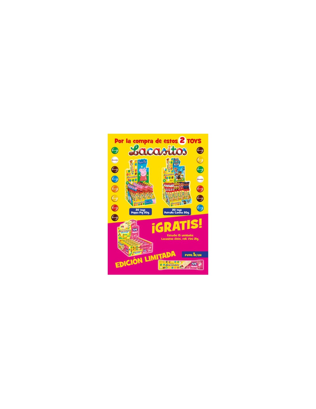 LACASA/LOTE TOYS + CHOCOLATINAS GRATIS