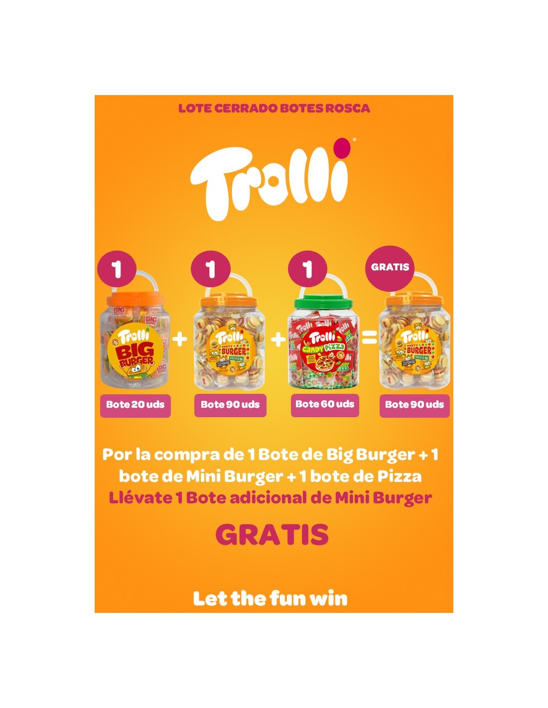 TROLLI/LOTE BOTES ESPECIALIDADES 3+1 S/C
