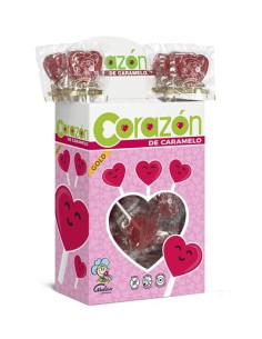 CERDAN/PIRULETA CORAZON CEREZA 110 UND. C/6