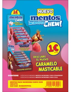 CHUPA/LOTE MENTOS CHEW MASTICABLE 1E