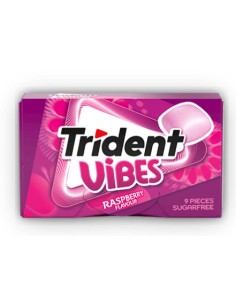 CHUPA/TRIDENT VIBES RASPBERRY 16 UND.