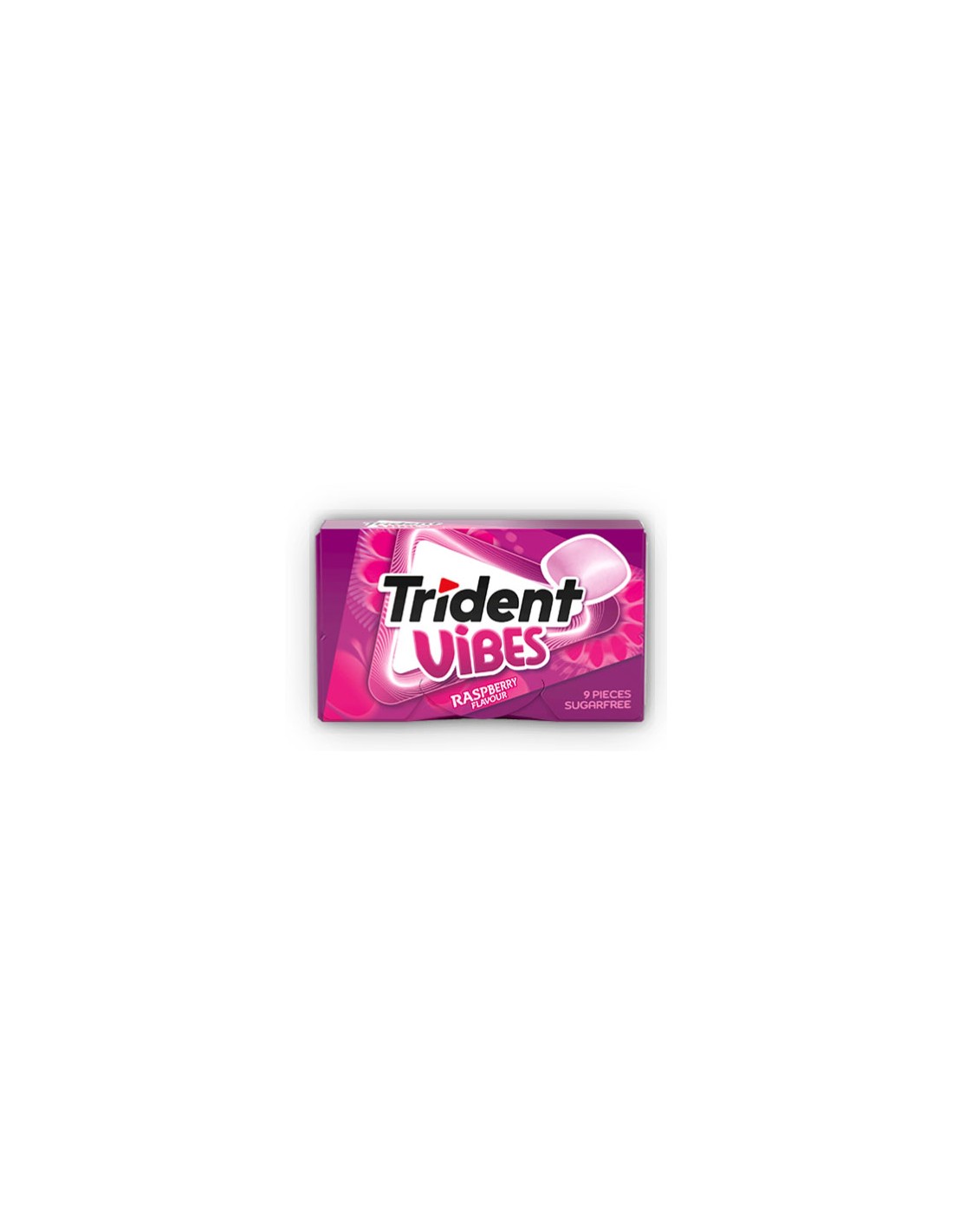 CHUPA/TRIDENT VIBES RASPBERRY 16 UND.