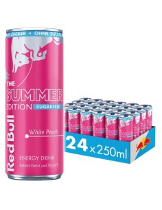 RED BULL SUMMER WHITE PEACH 24 UND. X 250 ML.
