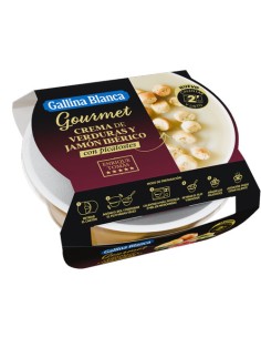 CREMA DE VERDURAS Y JAMON IBERICO 5 X 300 GRS.