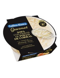 SOPA CON FIDEOS POLLO DE CORRAL 6 X 300 GRS.