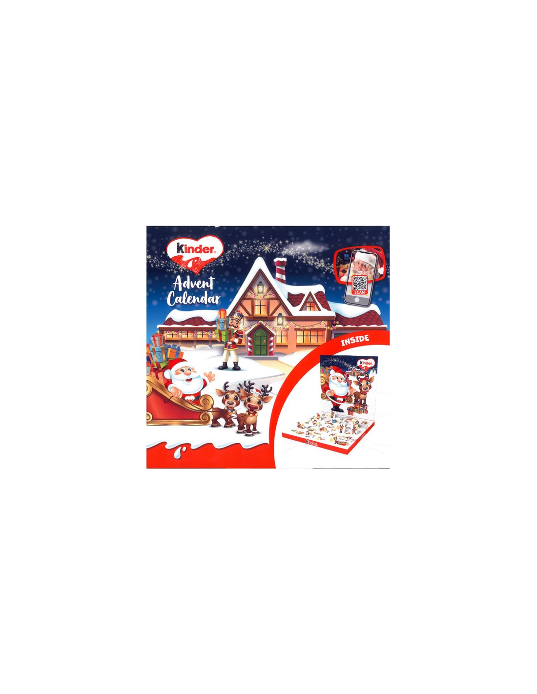 FERRERO/CALENDARIO ADVIENTO KINDER MIX 123GR .C/18