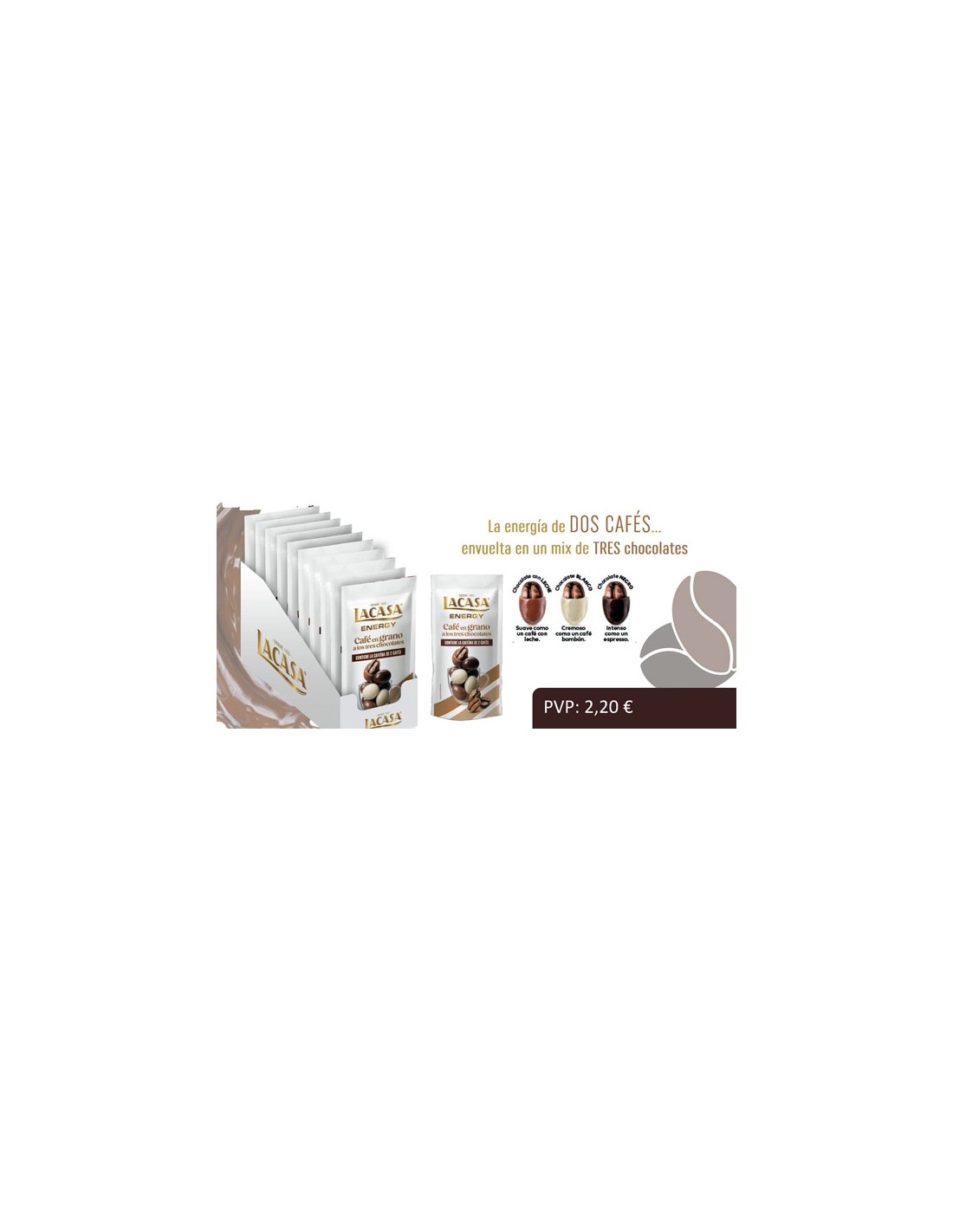 LACASA/CAFE EN GRANO DOYPACK 10 UND. PVP 2,20E