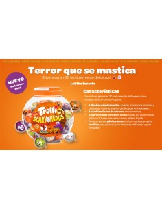 TROLLI/BOTE SCARY HEADS 60 UND. C/6