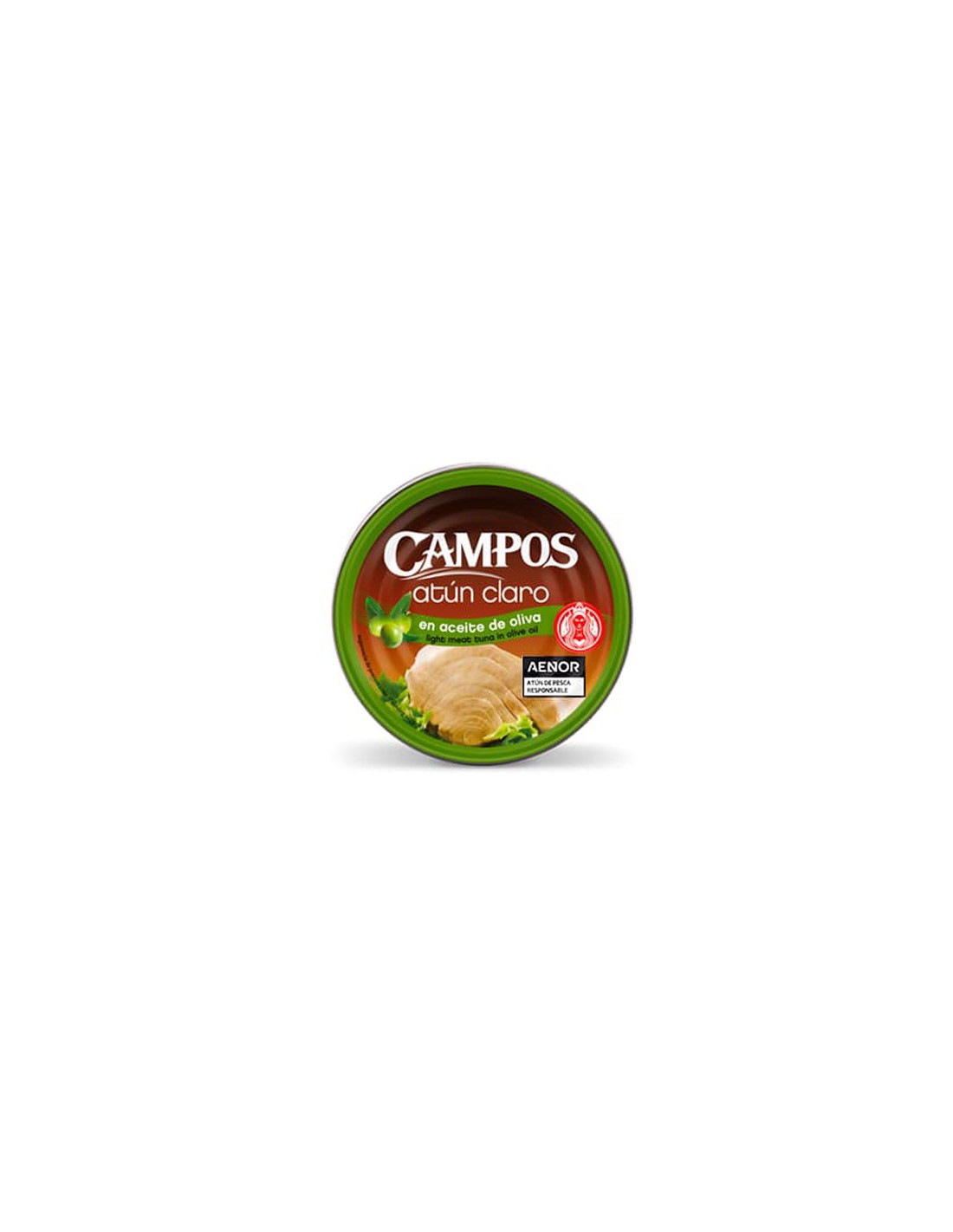 CAMPOS/ATUN CLARO ACEITE OLIVA 160 GRS. C/32