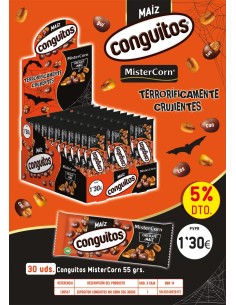 LACASA/LOTE CONGUITOS MR. CORN 55G X 30U PVP 1,30E