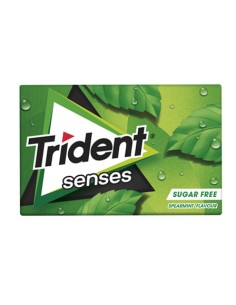 CHUPA/TRIDENT SENSES HIERBABUENA 12 UND. C/18