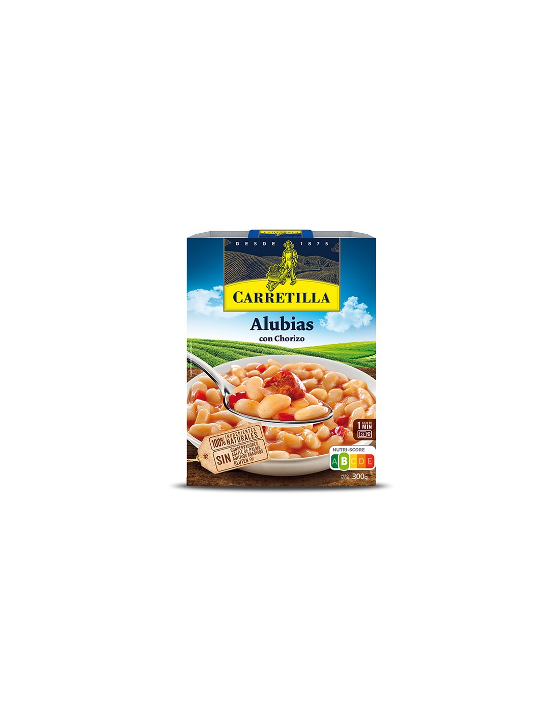 CARRETILLA/ALUBIAS CASERAS CON CHORIZO 10X300 GRS.