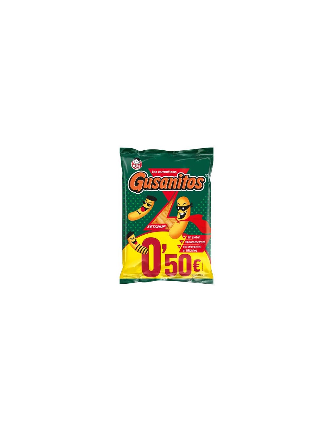 RISI/0,50E GUSANITOS KETCHUP PVR 35GR X 30 UN.